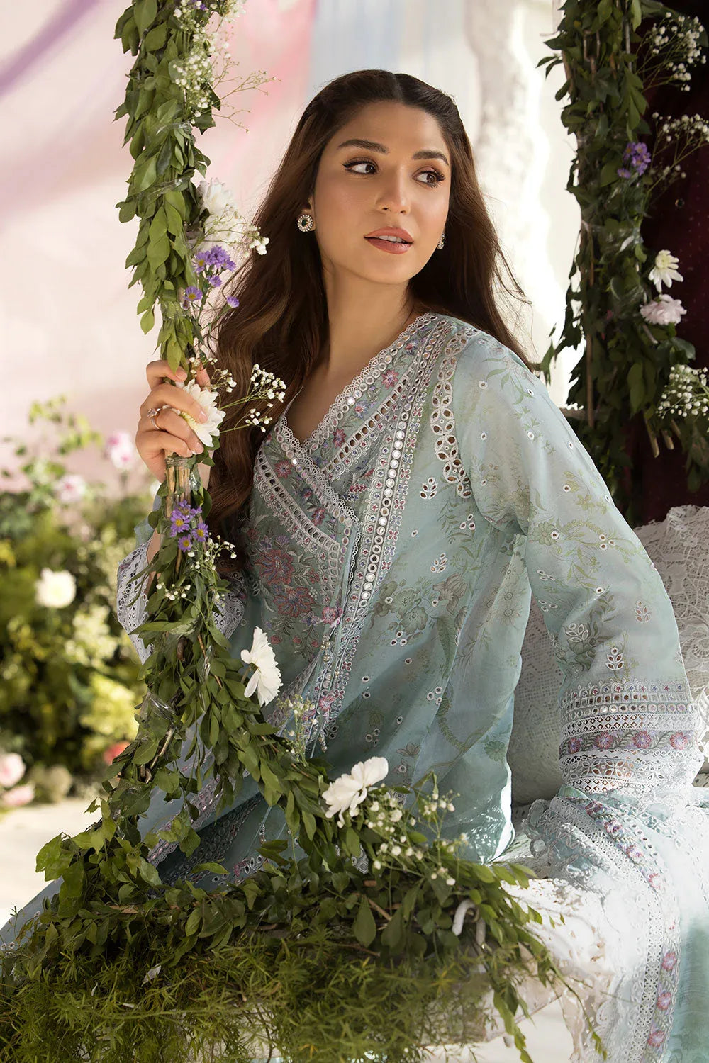 Sobia Nazir | Luxury Lawn 25 | 13A - Rang-e-Khaas