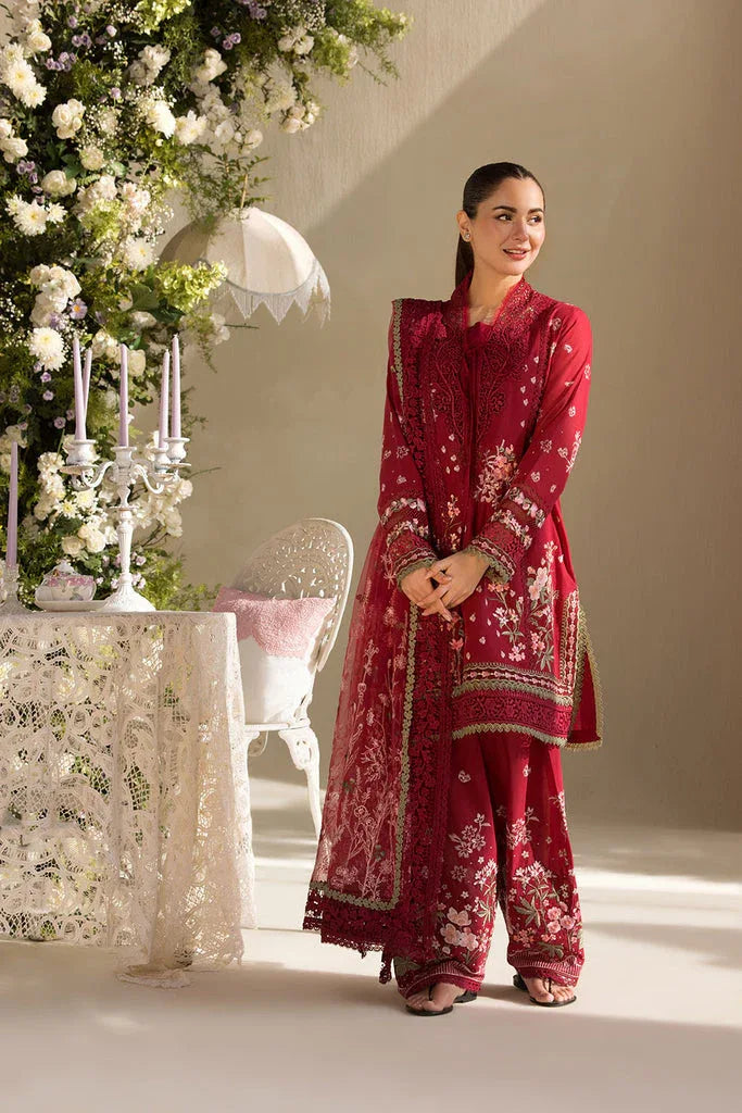 Sobia Nazir | Luxury Lawn 25 | 14A - Rang-e-Khaas