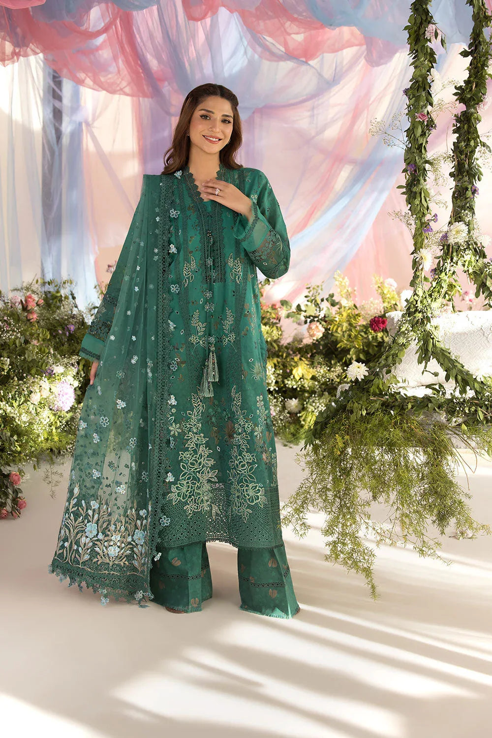Sobia Nazir | Luxury Lawn 25 | 15B - Rang-e-Khaas