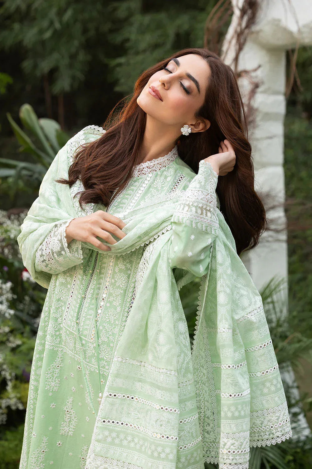 Sobia Nazir | Luxury Lawn 25 | 7B - Rang-e-Khaas