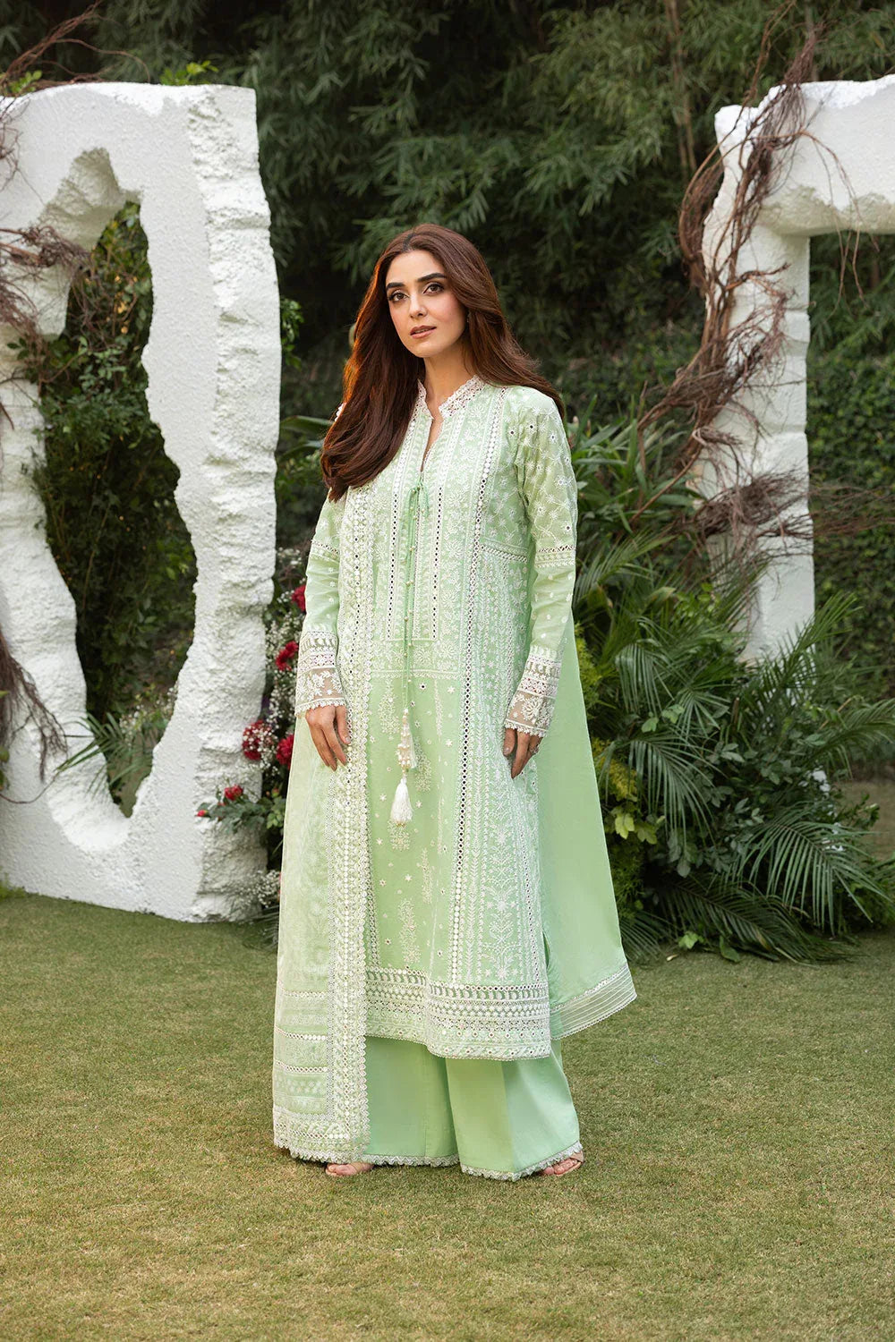 Sobia Nazir | Luxury Lawn 25 | 7B - Rang-e-Khaas