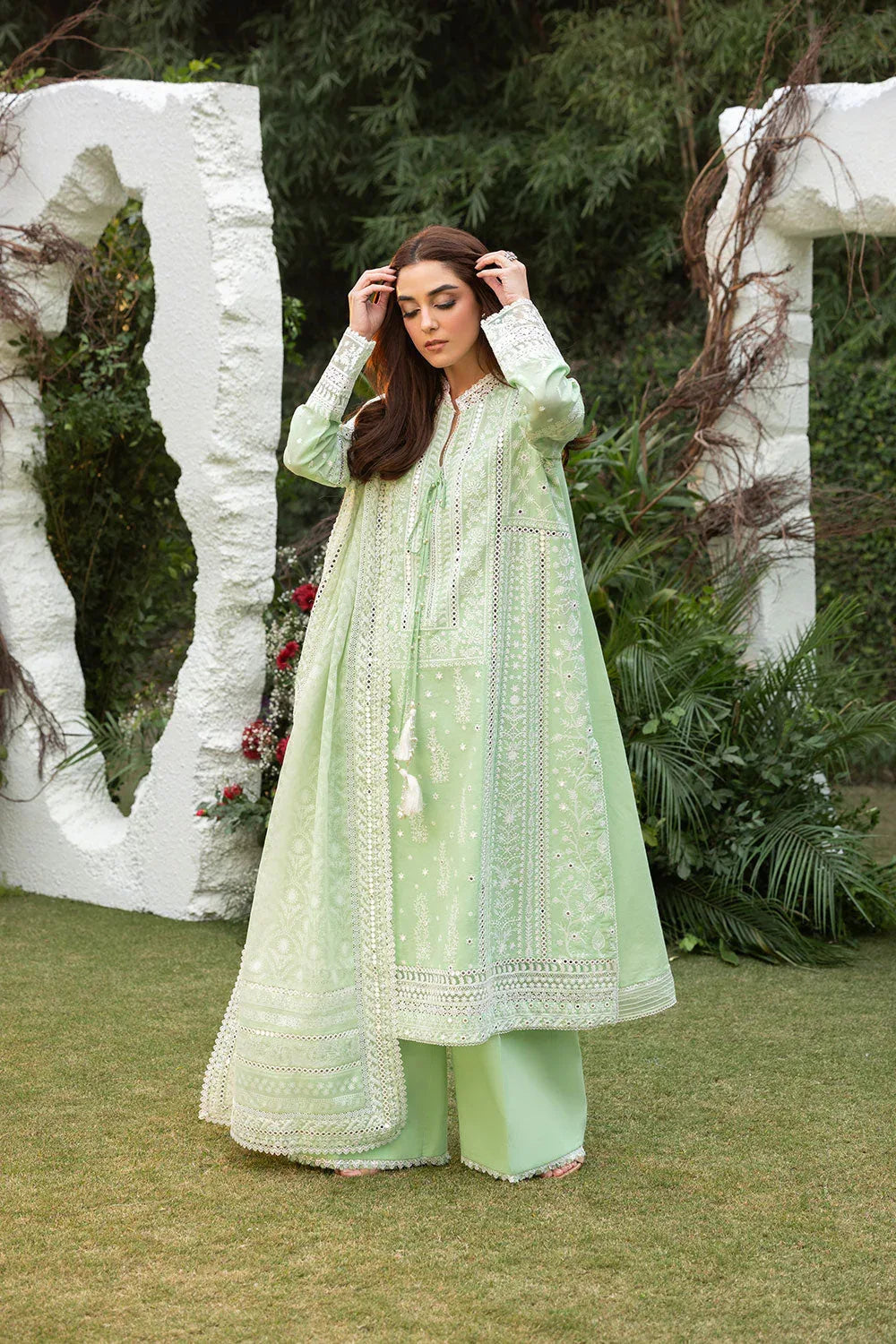 Sobia Nazir | Luxury Lawn 25 | 7B - Rang-e-Khaas