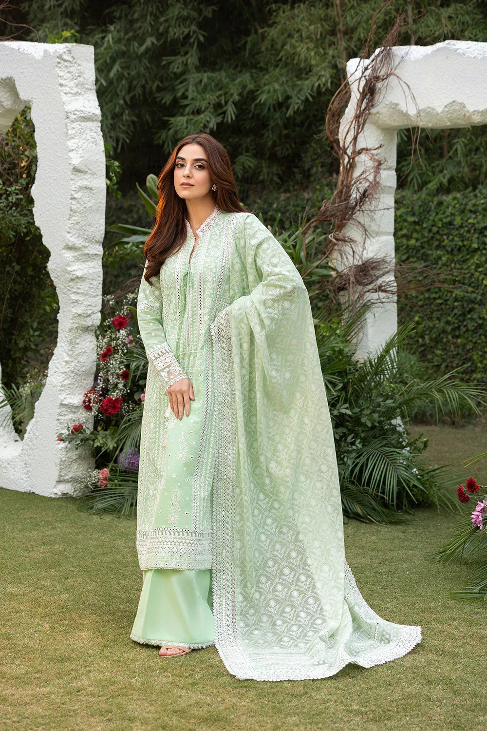 Sobia Nazir | Luxury Lawn 25 | 7B - Rang-e-Khaas