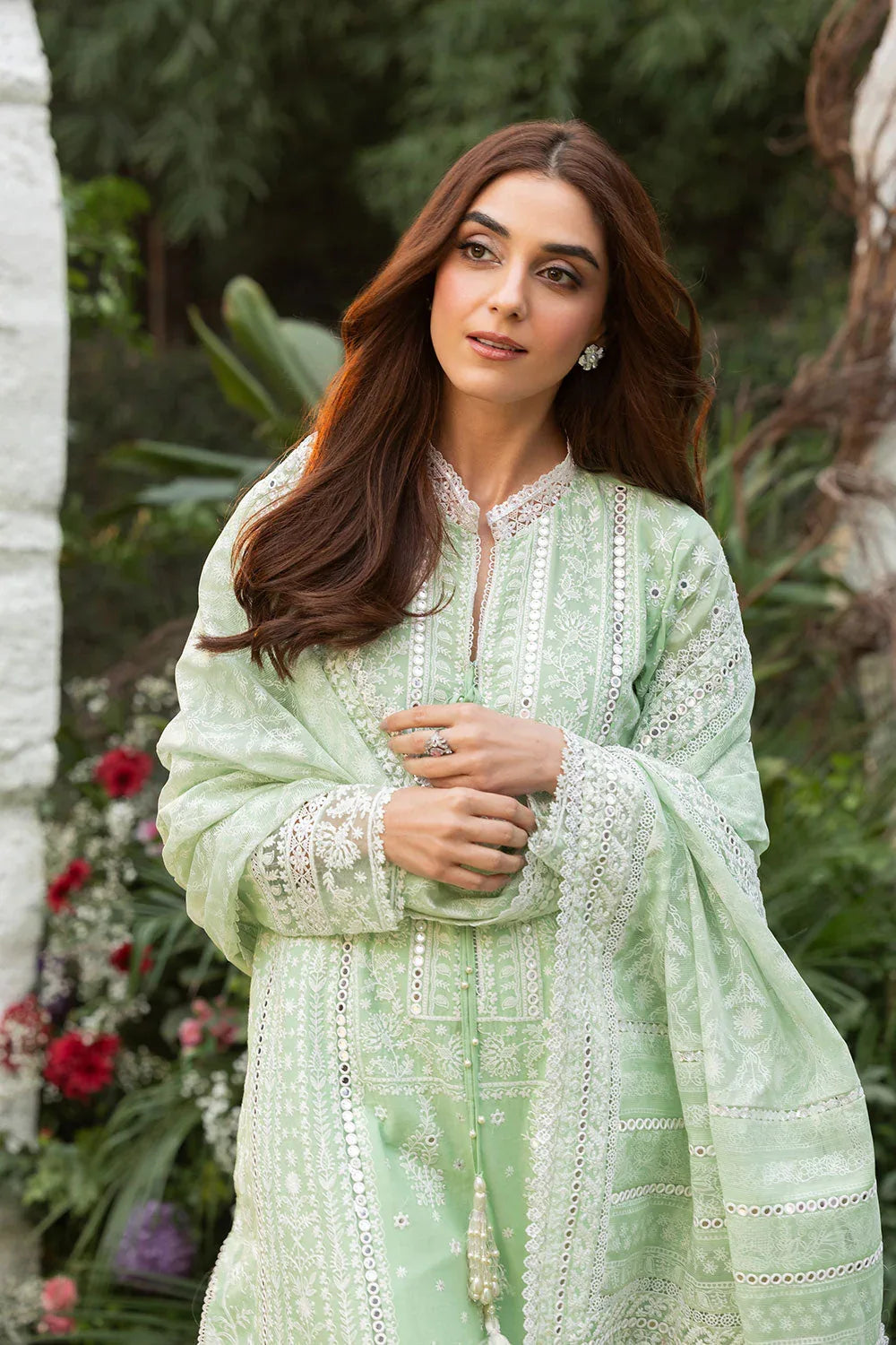 Sobia Nazir | Luxury Lawn 25 | 7B - Rang-e-Khaas