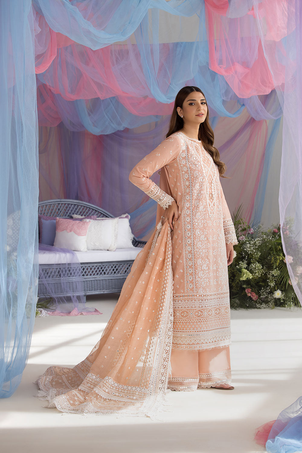 Sobia Nazir | Luxury Lawn 25 | 9B - Rang-e-Khaas