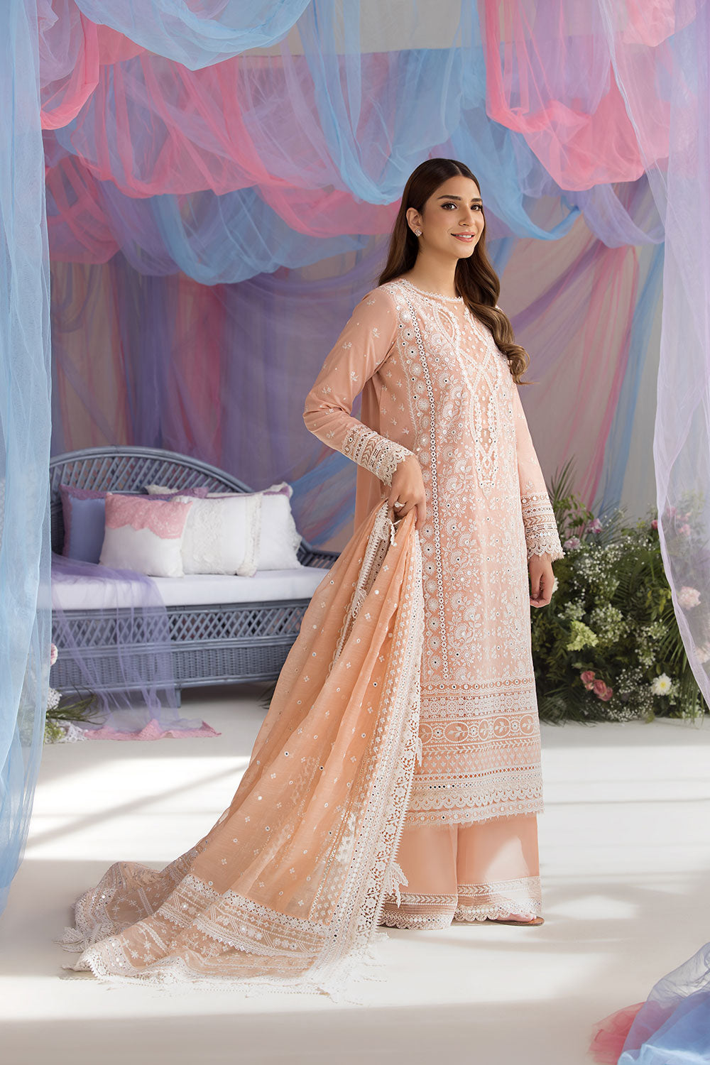 Sobia Nazir | Luxury Lawn 25 | 9B - Rang-e-Khaas