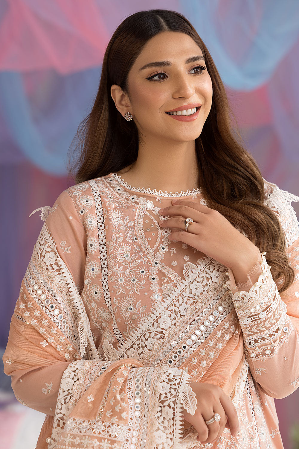 Sobia Nazir | Luxury Lawn 25 | 9B - Rang-e-Khaas