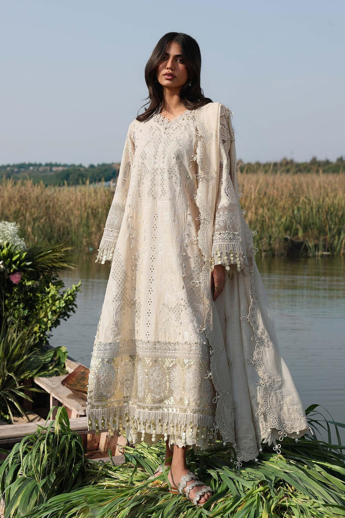 Unstitched Luxury Lawn Suit