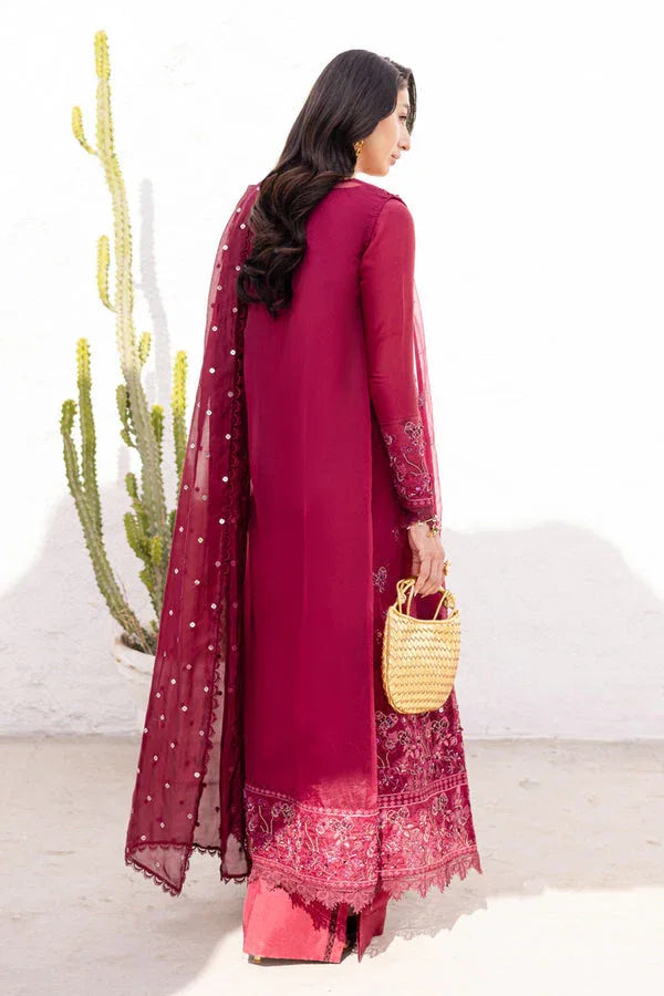 Marjjan | Elyna Lawn | LENI MP-46 (MAGENTA) - Rang-e-Khaas