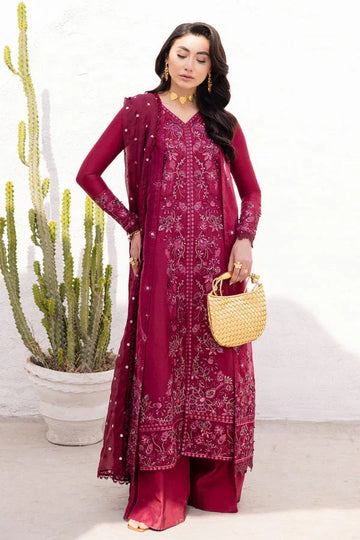 Marjjan | Elyna Lawn | LENI MP-46 (MAGENTA) - Rang-e-Khaas