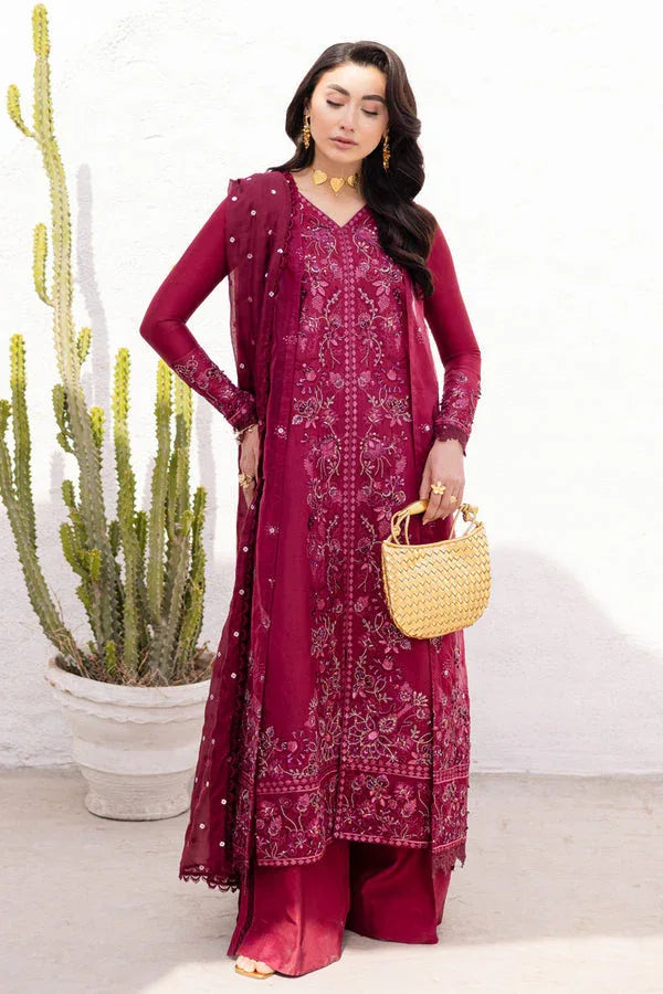 Marjjan | Elyna Luxe | LENI MP-46 (MAGENTA) - Rang-e-Khaas