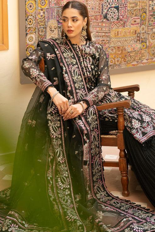 Declare | Mireya Luxury Festive | MIDNIGHT LFU-0016B - Rang-e-Khaas