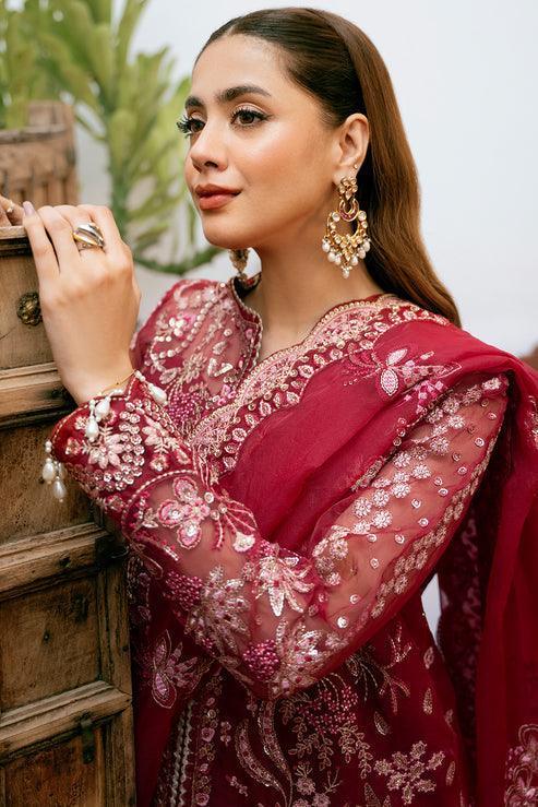 Declare | Mireya Luxury Festive | CRIMSON LFU-0018 - Rang-e-Khaas