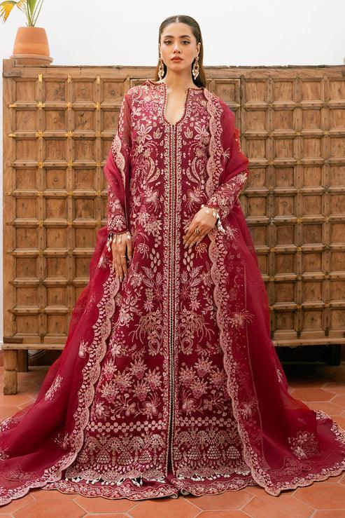 Declare | Mireya Luxury Festive | CRIMSON LFU-0018 - Rang-e-Khaas