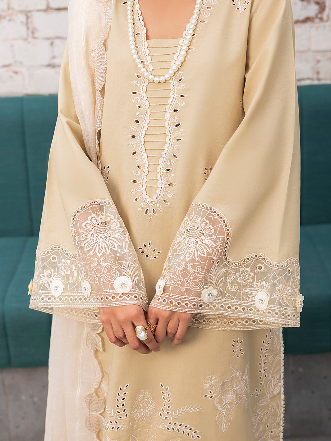 Izel | Meadow Muse Embroidered Lawn 25 | LIORA