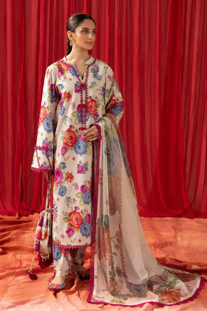Alizeh | Sheen Lawn Prints 24 | LUNA ROSE - Rang-e-Khaas