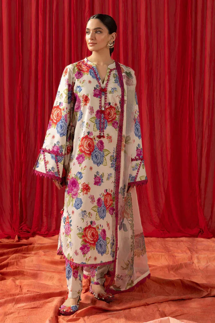 Alizeh | Sheen Lawn Prints 24 | LUNA ROSE - Rang-e-Khaas