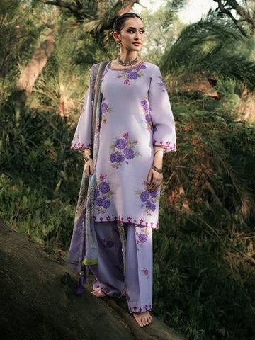 Hemstitch | The Garden Lawn | Lavender - Rang-e-Khaas