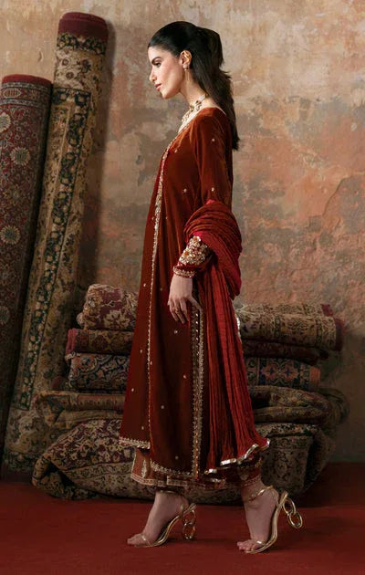 Maya | Viola Luxe Velvet 25 | MEHRI - Rang-e-Khaas