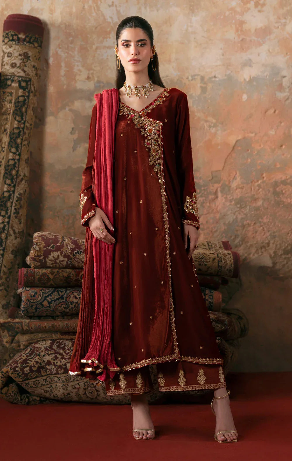 Maya | Viola Luxe Velvet 25 | MEHRI - Rang-e-Khaas