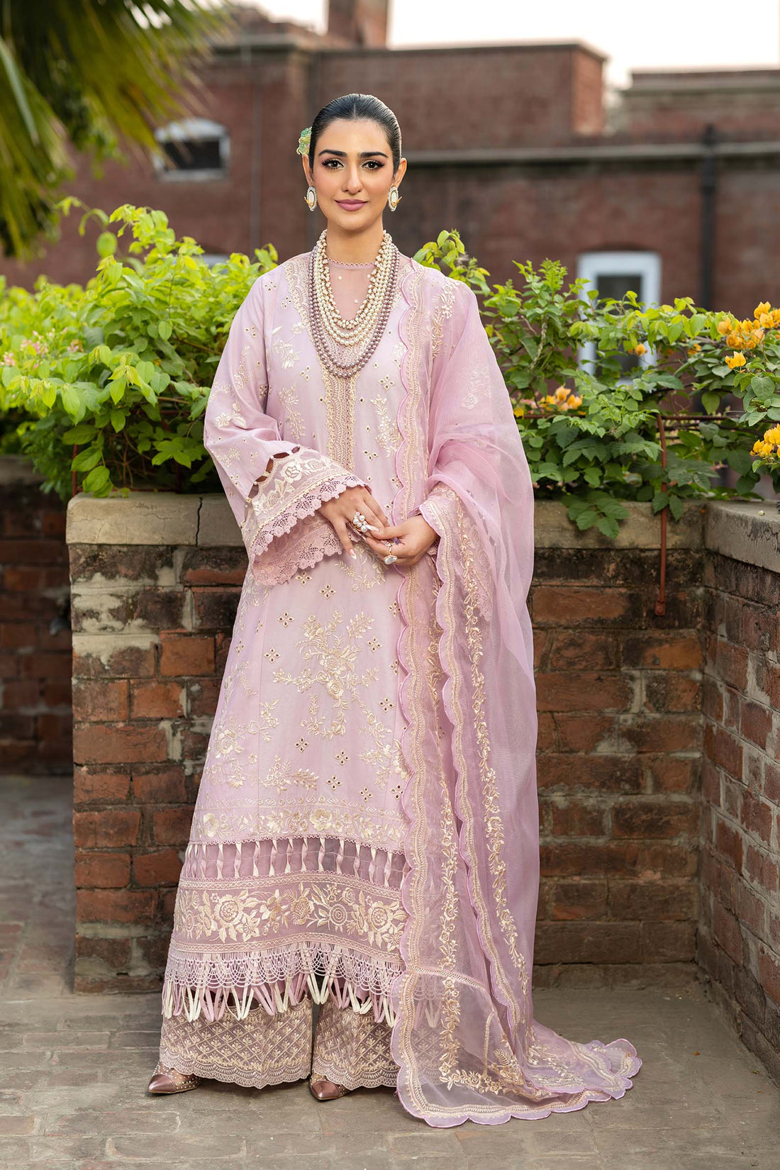 Maryam Hussain | Luxury Lawn 25 | Samar - Rang-e-Khaas