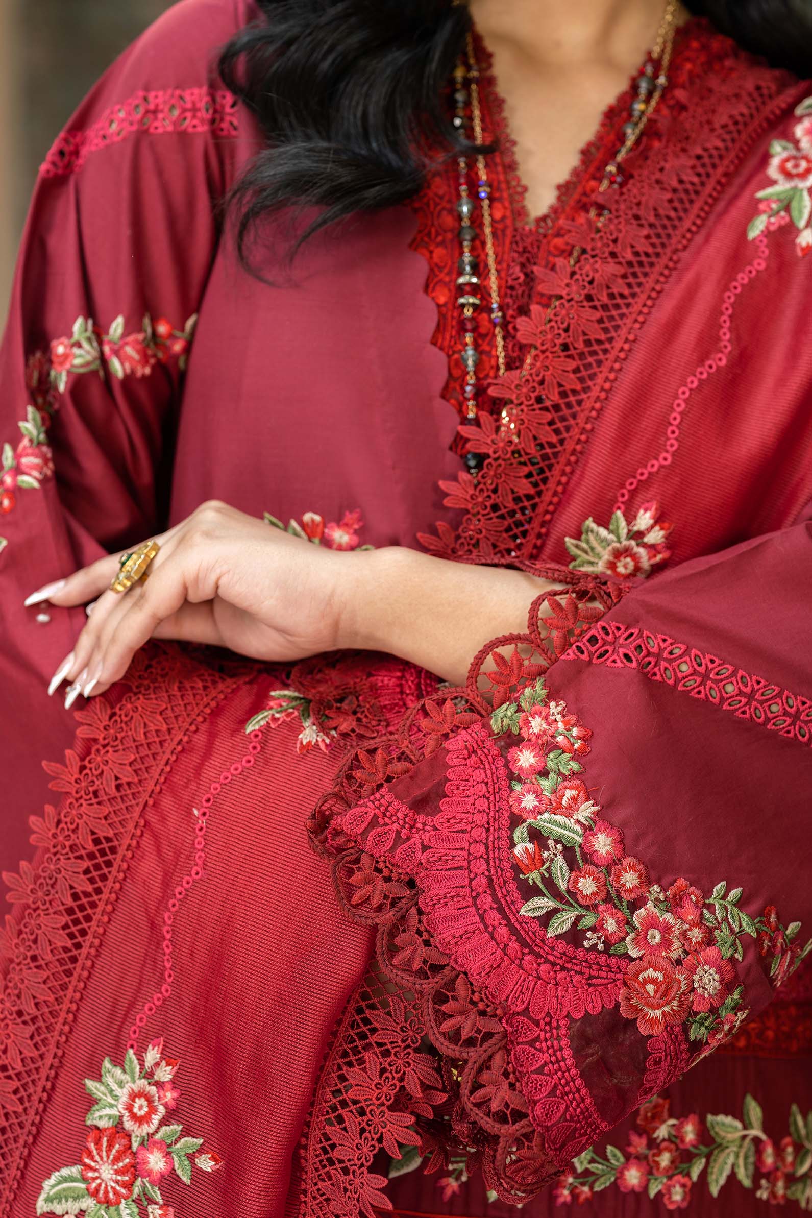 Maryam Hussain | Luxury Lawn 25 | Amal - Rang-e-Khaas