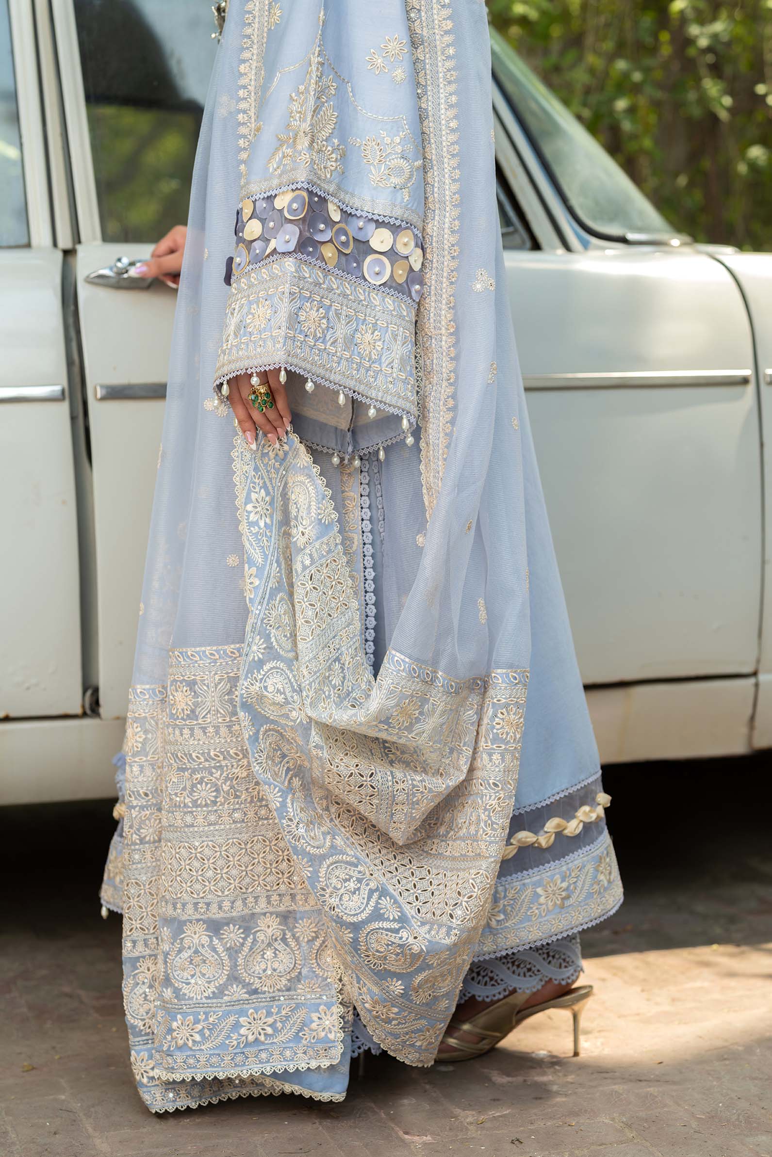 Maryam Hussain | Luxury Lawn 25 | Badal - Rang-e-Khaas