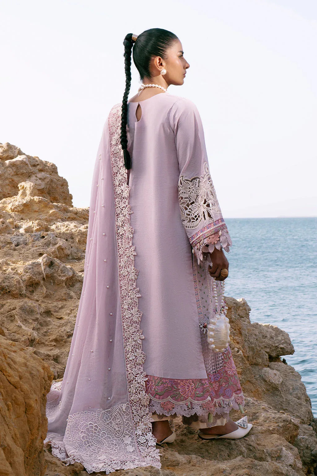 AJR Couture | Dastan Luxury Lawn 25 | Luxe - Rang-e-Khaas