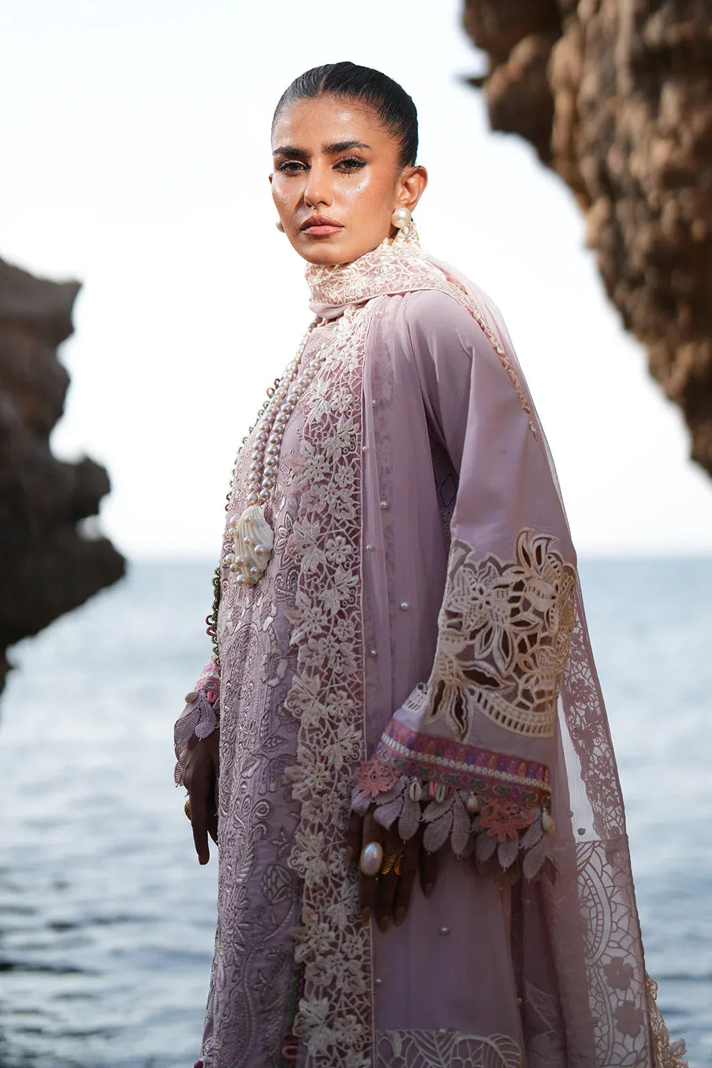 AJR Couture | Dastan Luxury Lawn 25 | Luxe - Rang-e-Khaas