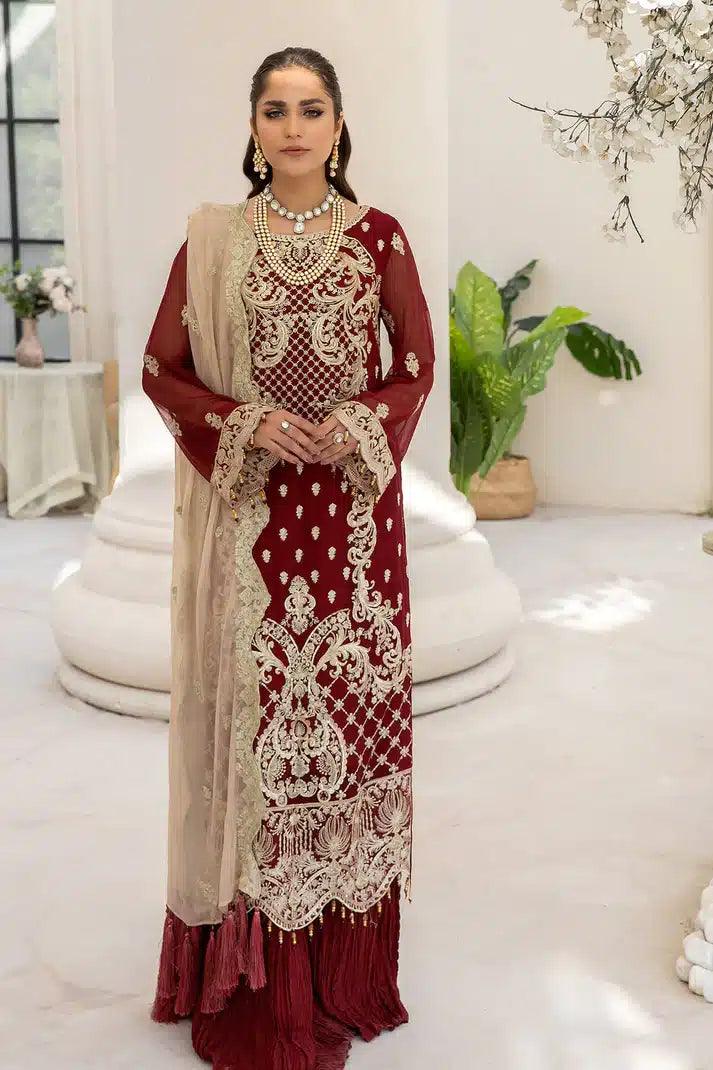 Imrozia Premium | Naqsh Formals 23 | M-55 Sienna - Rang-e-Khaas