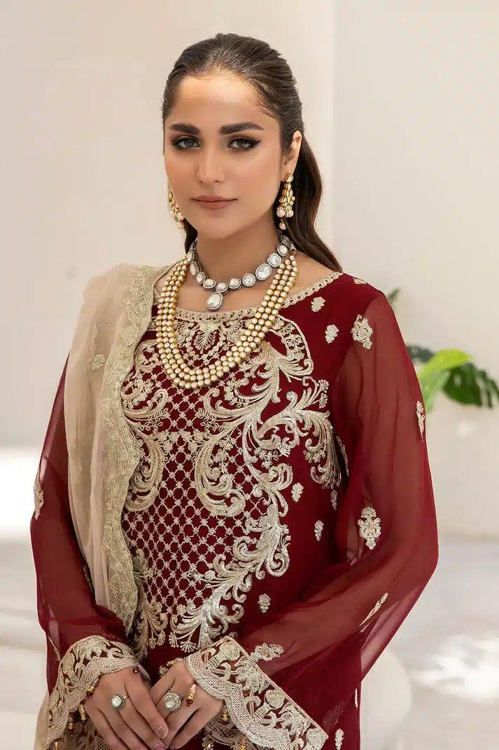 Imrozia Premium | Naqsh Formals 23 | M-55 Sienna - Rang-e-Khaas