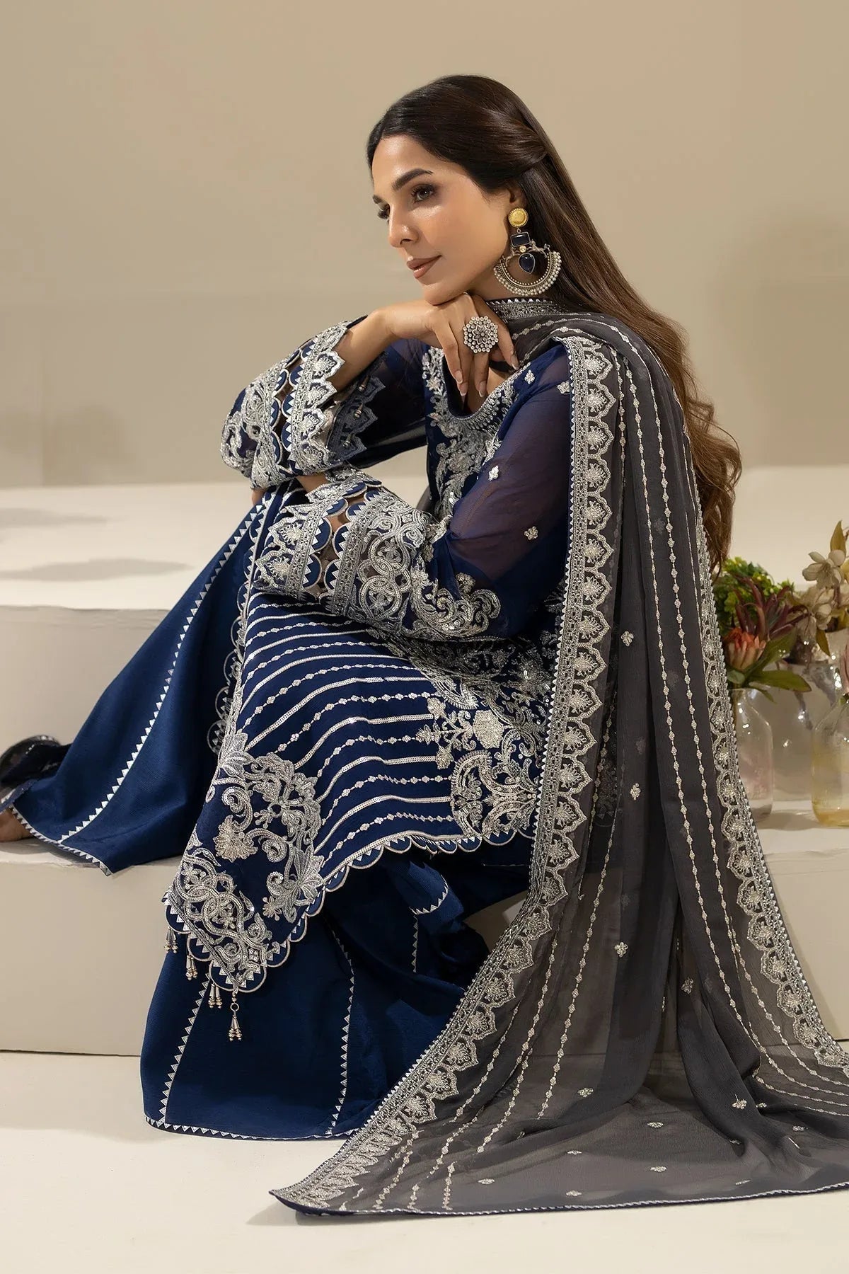 Imrozia Premium | Nisha Collection | M-89 LAMIYA - Rang-e-Khaas