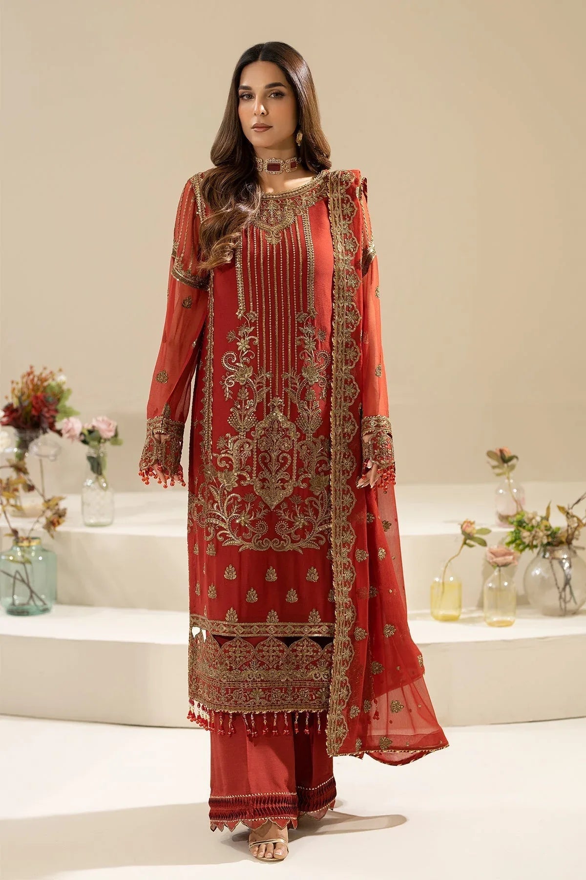 Imrozia Premium | Nisha Collection | M-90 AREESHA - Rang-e-Khaas