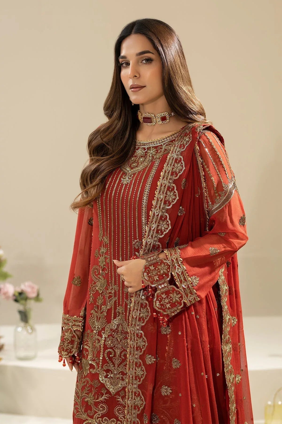 Imrozia Premium | Nisha Collection | M-90 AREESHA - Rang-e-Khaas