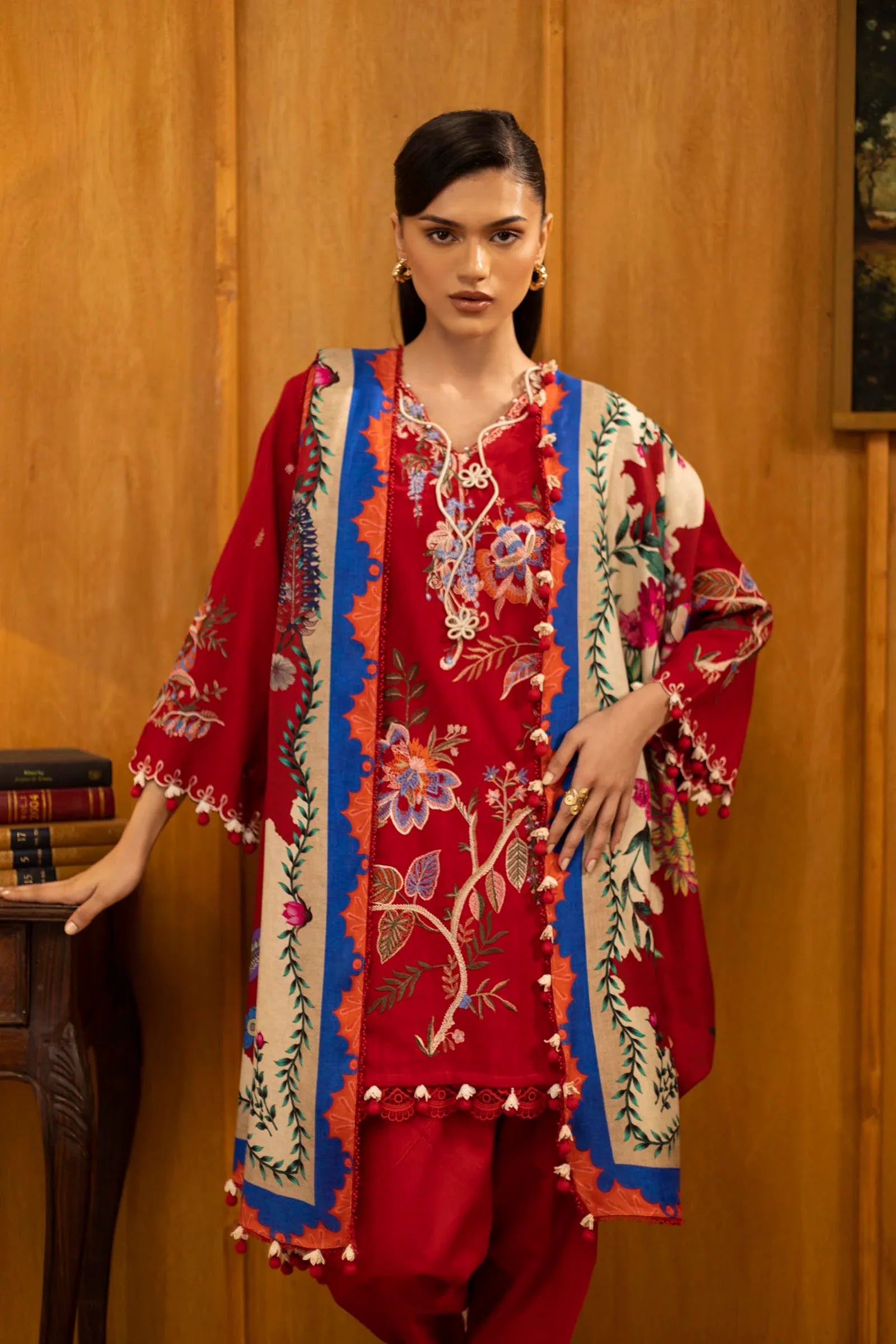 Sana Safinaz | Muzlin Winter 25 | M253-001B - Rang-e-Khaas