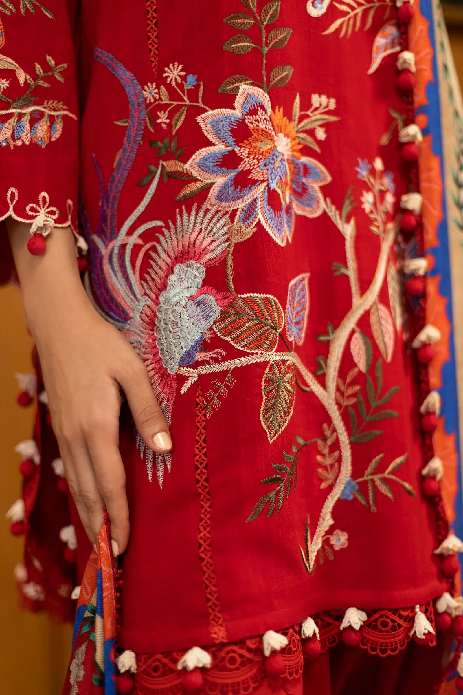 Sana Safinaz | Muzlin Winter 25 | M253-001B - Rang-e-Khaas