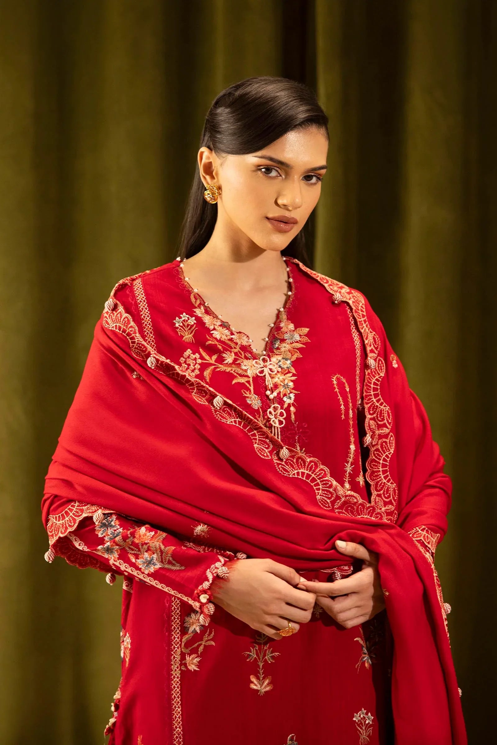 Sana Safinaz | Muzlin Winter 25 | M253-002A - Rang-e-Khaas