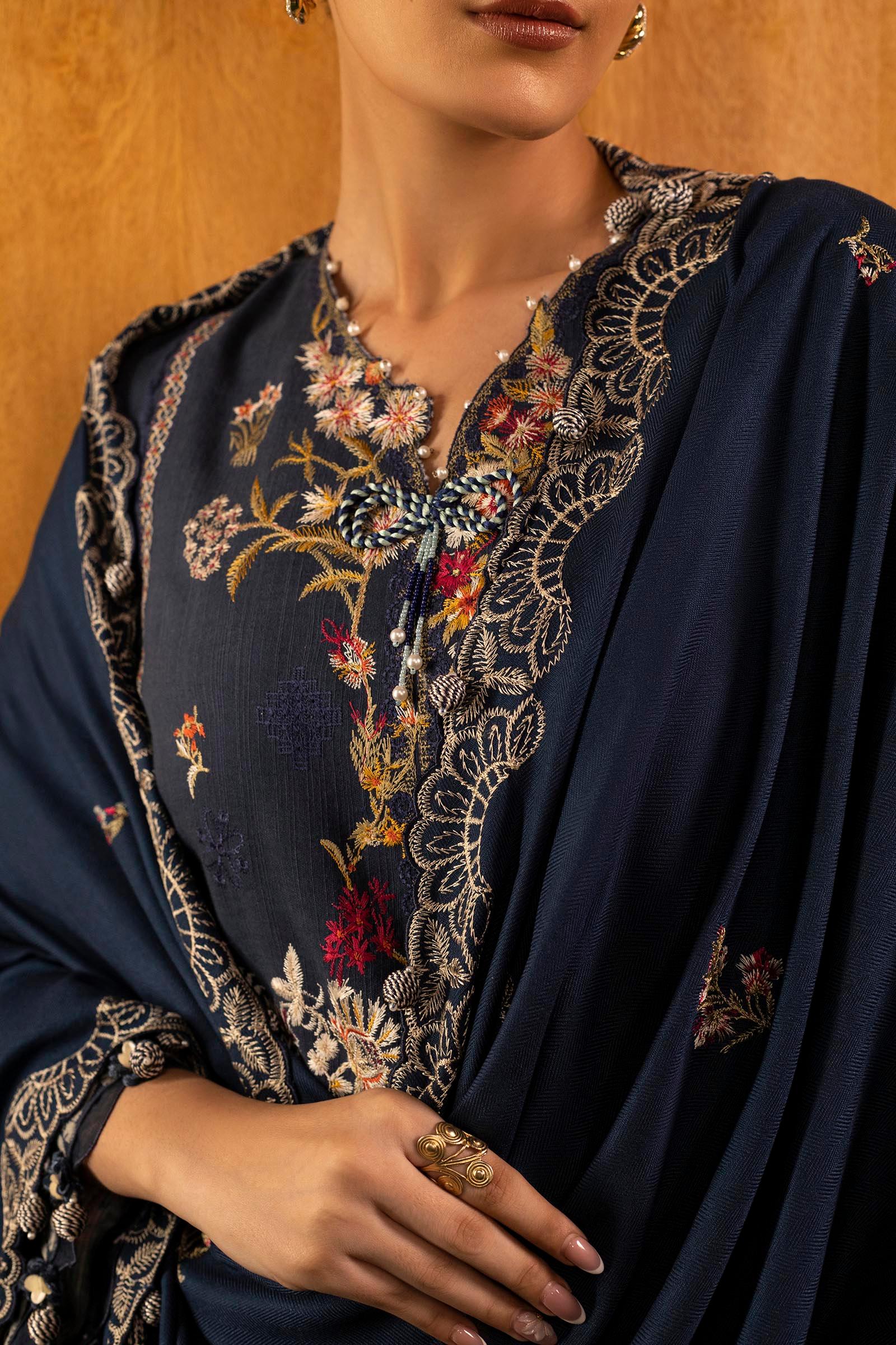 Sana Safinaz | Muzlin Winter 25 | M253-002B - Rang-e-Khaas