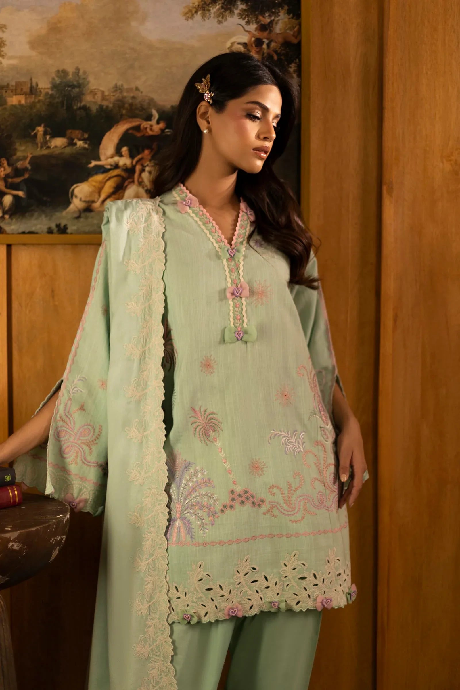 Sana Safinaz | Muzlin Winter 25 | M253-003A - Rang-e-Khaas