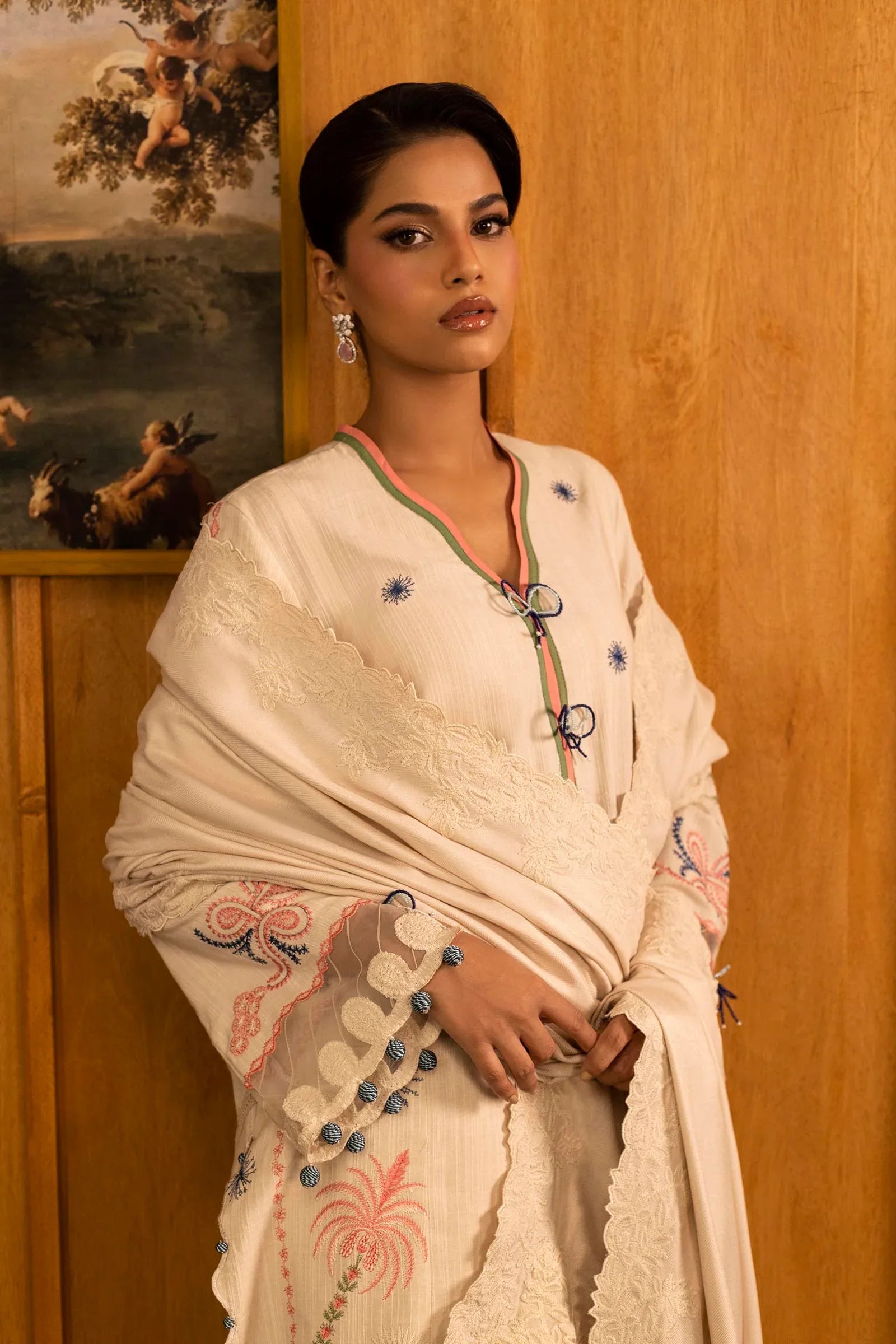 Sana Safinaz | Muzlin Winter 25 | M253-003B - Rang-e-Khaas