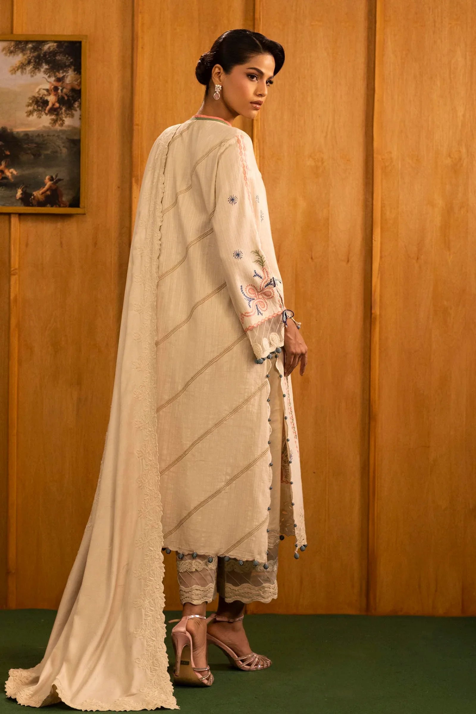 Sana Safinaz | Muzlin Winter 25 | M253-003B - Rang-e-Khaas