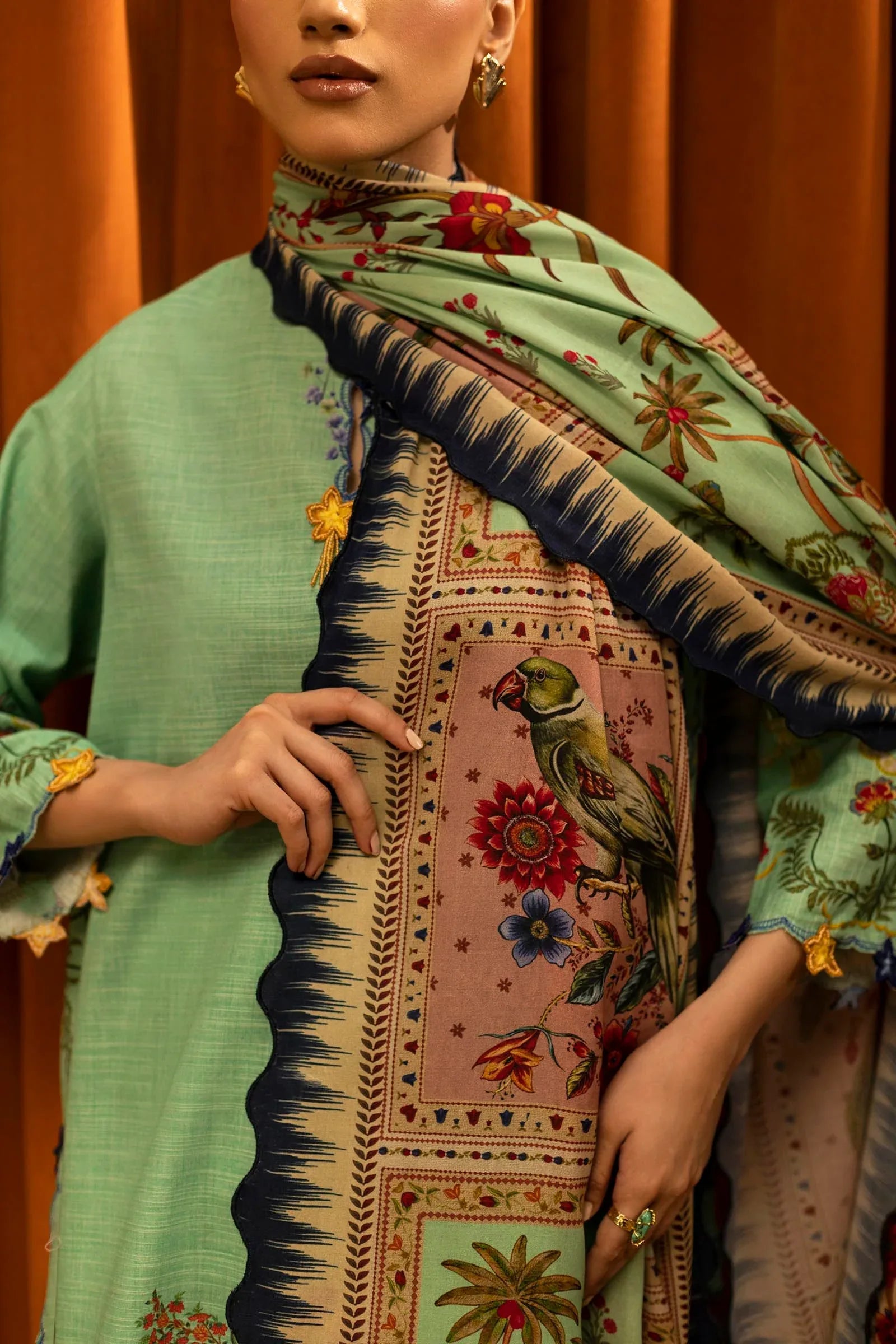 Sana Safinaz | Muzlin Winter 25 | M253-004B - Rang-e-Khaas