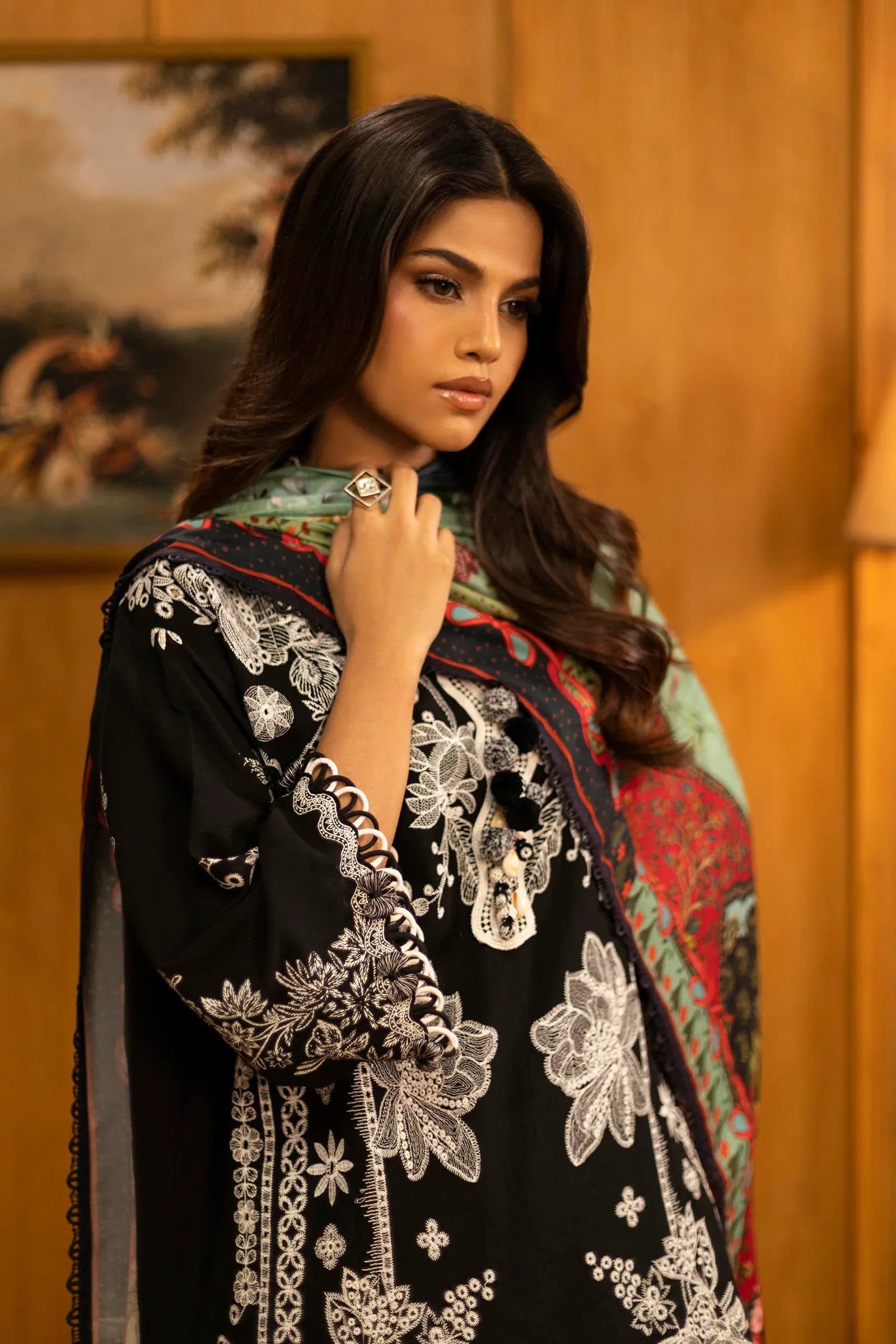 Sana Safinaz | Muzlin Winter 25 | M253-005A - Rang-e-Khaas
