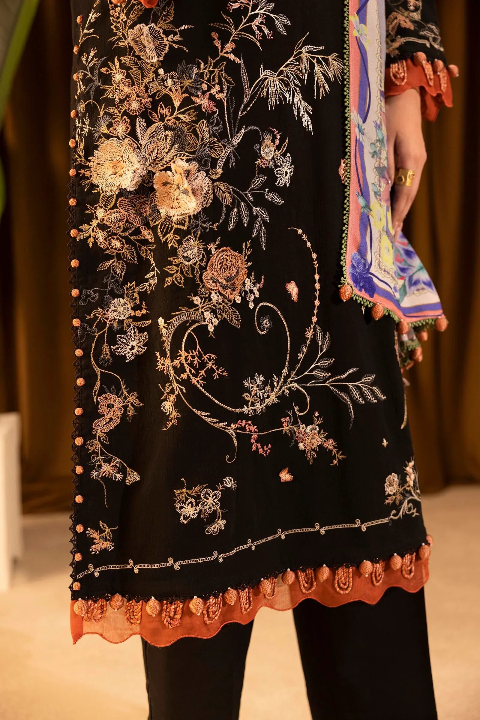Sana Safinaz | Muzlin Winter 25 | M253-006A - Rang-e-Khaas