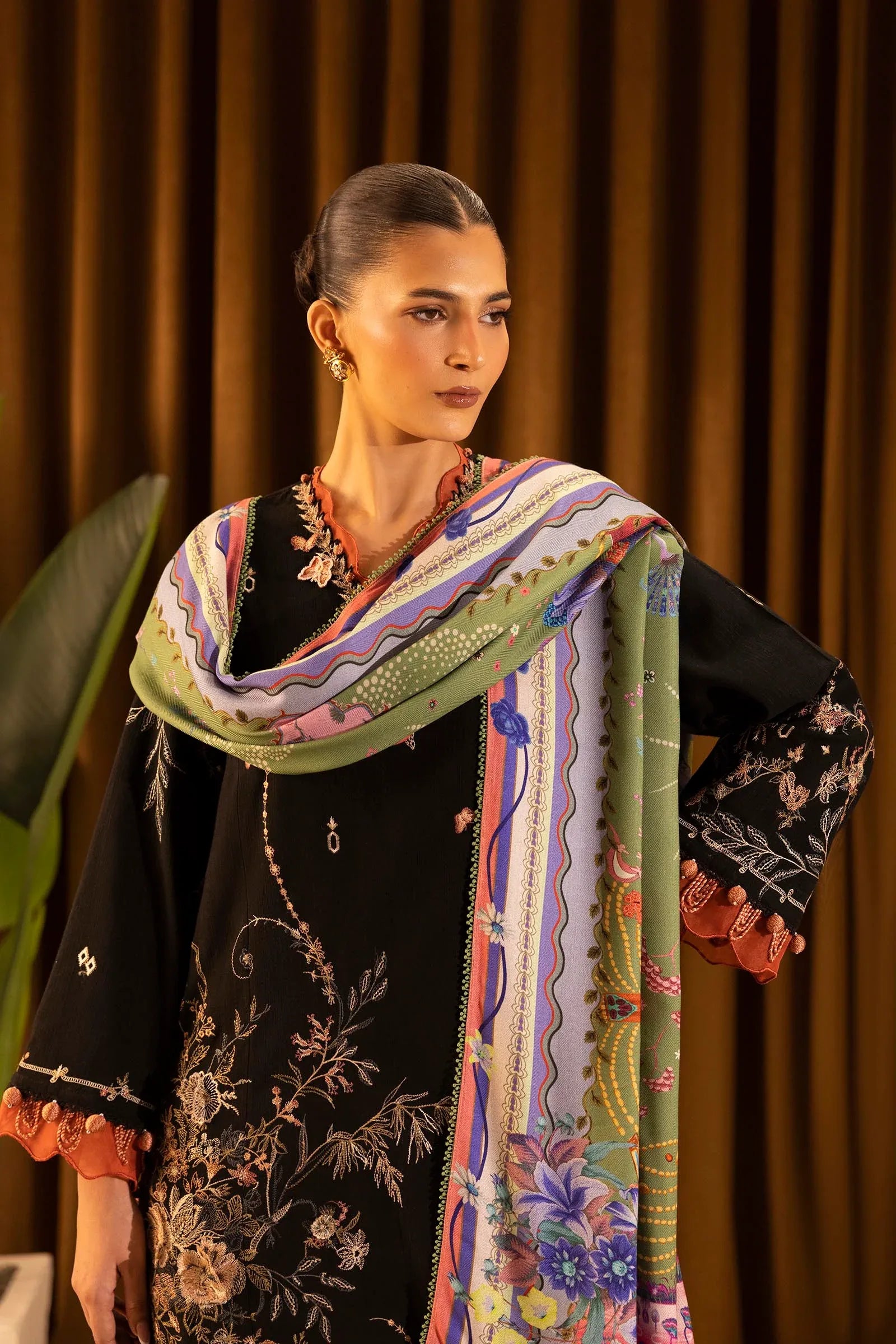 Sana Safinaz | Muzlin Winter 25 | M253-006A - Rang-e-Khaas