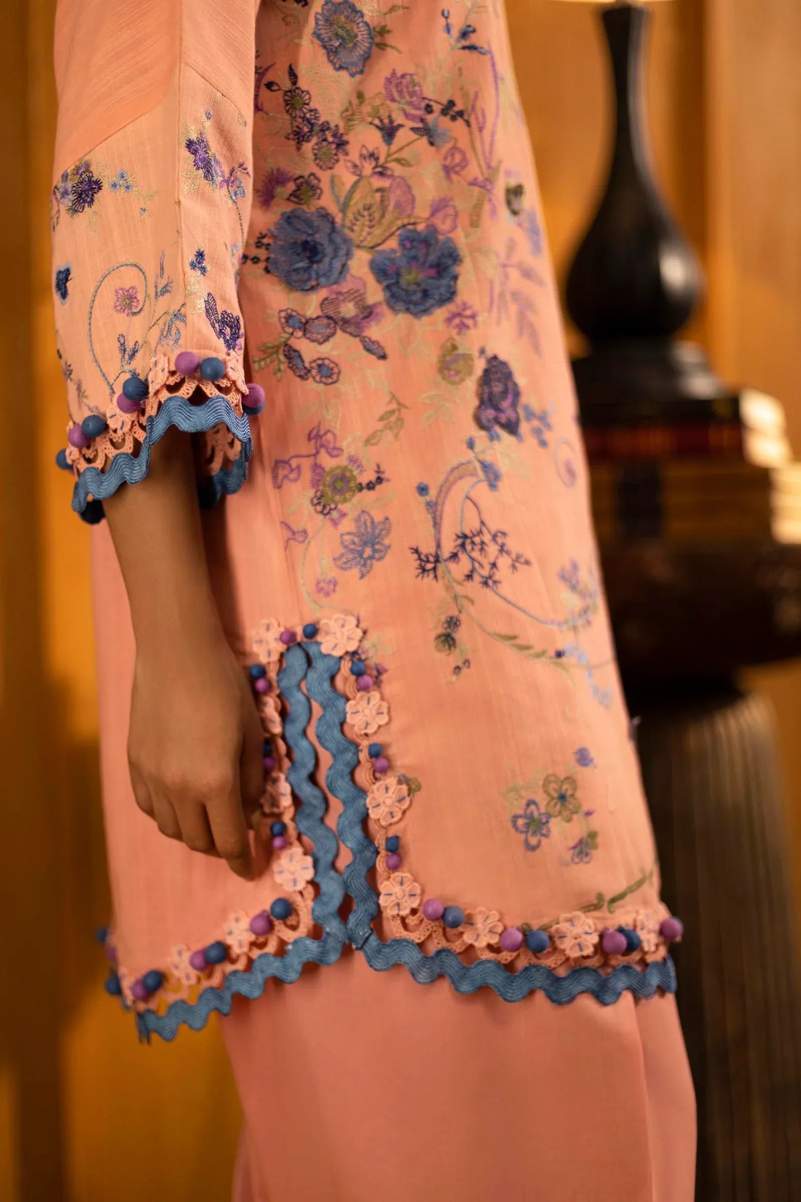 Sana Safinaz | Muzlin Winter 25 | M253-006B - Rang-e-Khaas