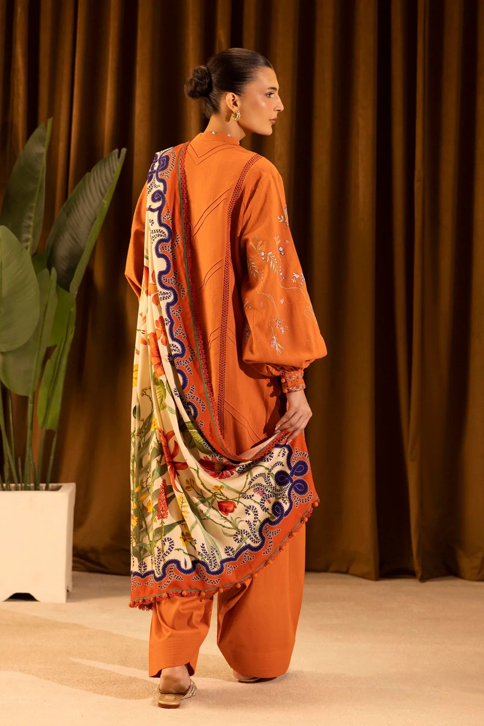 Sana Safinaz | Muzlin Winter 25 | M253-009B - Rang-e-Khaas