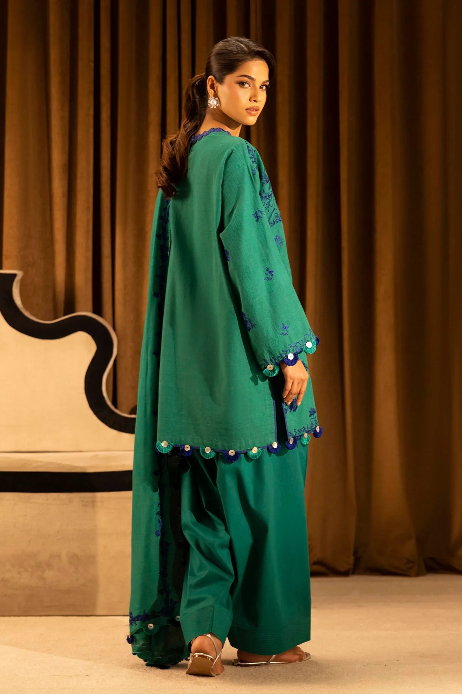 Sana Safinaz | Muzlin Winter 25 | 010A - Rang-e-Khaas