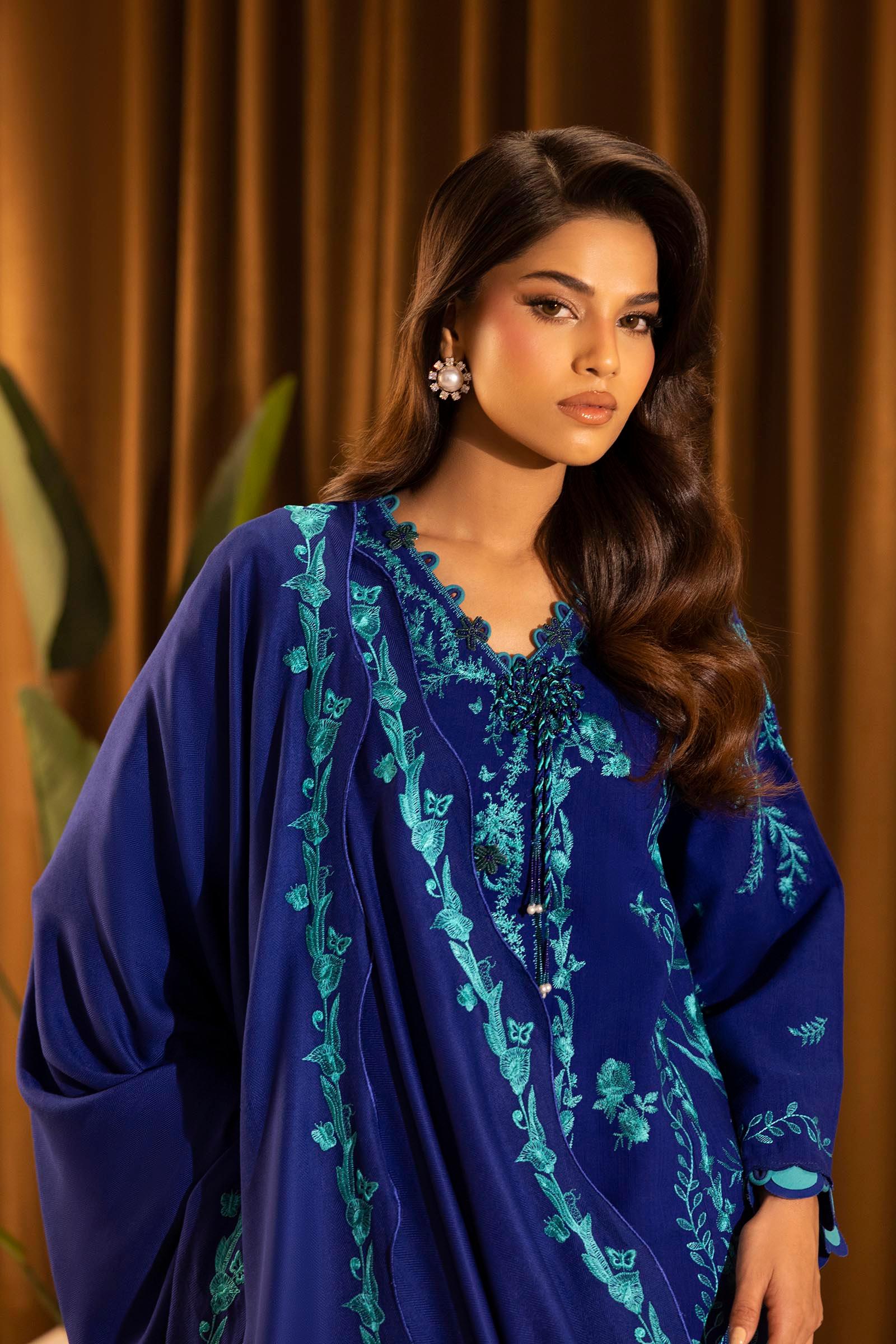 Sana Safinaz | Muzlin Winter 25 | 010B - Rang-e-Khaas