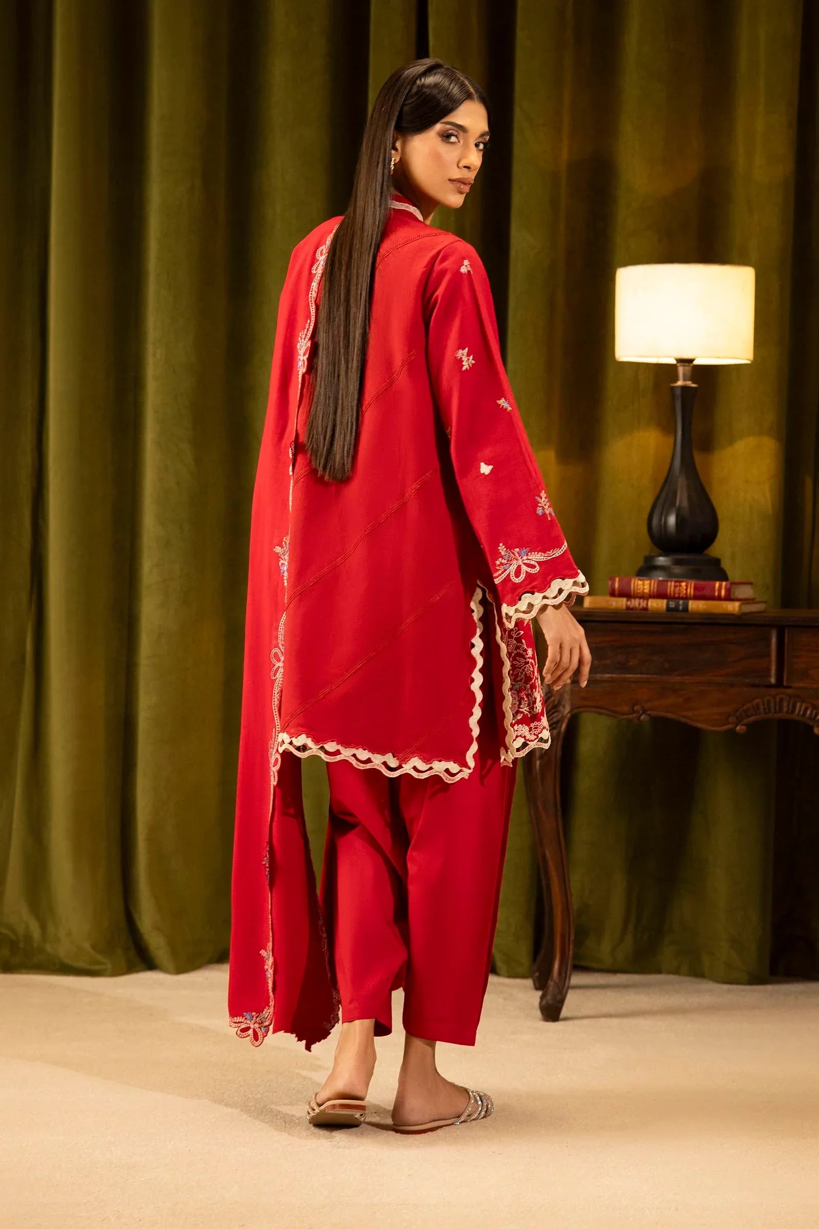 Sana Safinaz | Muzlin Winter 25 | 012B - Rang-e-Khaas